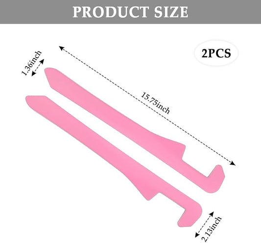 IHOTDER 2PCS Car Seat Gap Filler,Super Flexible Car Side Seat Gap Filler Car interior Accessories,Universal CCar Organizer Between Seats for Tightly Filling Seat Gaps (Pink)……