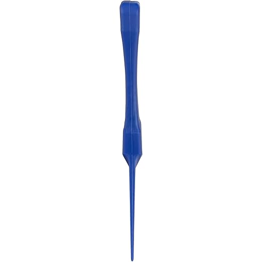 SPARTA Polypropylene Scraper Tool Food Safe Scraper for Removing Caked-On Residue in Commercial Kitchens, Plastic, 7.82 x 3 Inches, Blue, (Pack of 12)