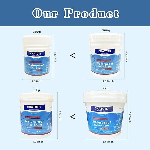 Waterproof Glue,Invisible Agent,Strong Waterproof Transparent Sealant,for Bathroom, Kitchen, Garden, Roofs, Walls (353, Ounces)
