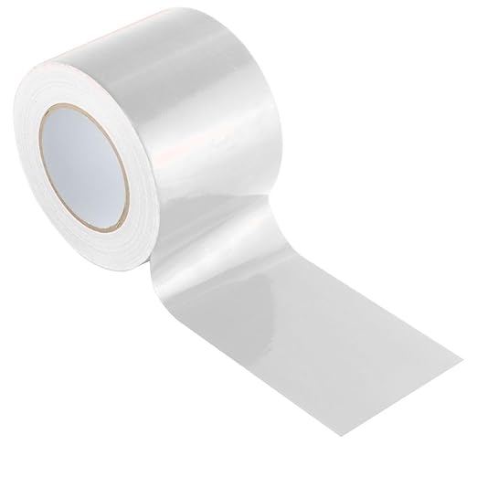 GTSE Wide Duct Tape, White, 4 Inches x 55 Yards (164 ft), Heavy Duty, Waterproof Repair Tape for Indoor or Outdoor Use, 24 Rolls