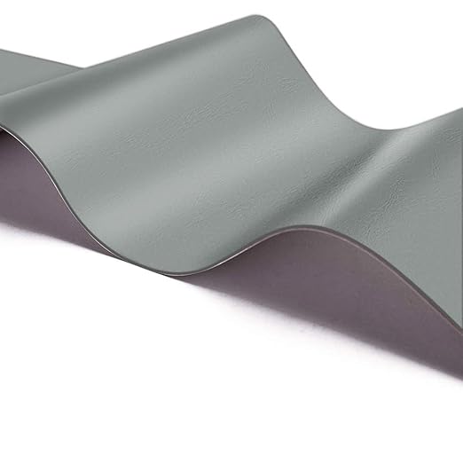 Leather Repair Patch Kit Dark Gray 4 x 60 inch Leather Repair Tape Self Adhesive Patch for Furniture, Couch, Sofa, Car Seats Computer Chair First Aid Vinyl Repair Kit