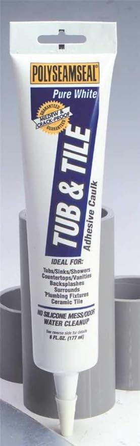 Loctite Polyseamseal Tub & Tile Adhesive Caulk 5.5 Ounce