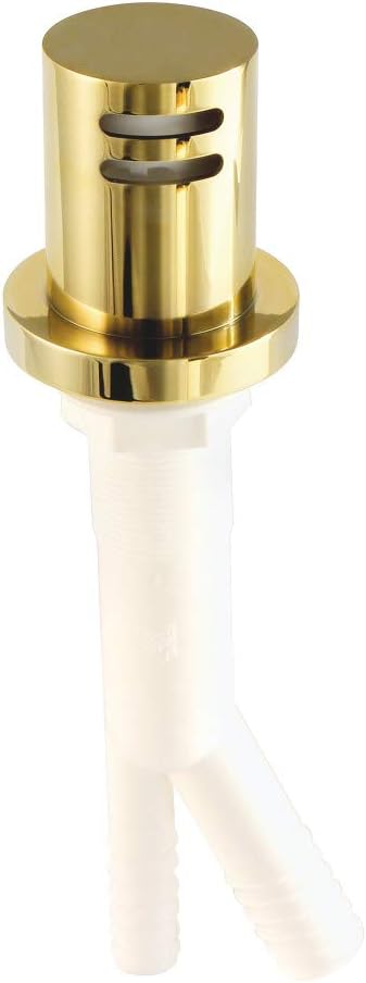 Kingston Brass KA821PB Trimscape Dishwasher Air Gap, Polished Brass