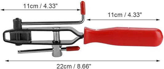 CV Joint Ear Clamp Banding Tool with Cutter, ESreake Auto Vehicle Tools Cut-Off Pliers Use for Car Repair, 10mm Fuel Hose, Cooling System, Vacuum Hoses Clamping (CV Joint Banding Tool with Cutter)