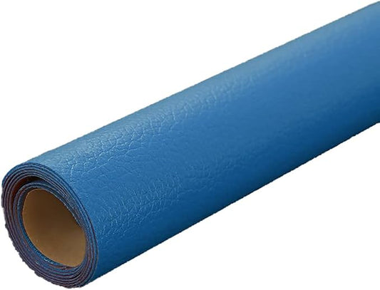 Dark Blue Leather Repair Patch, 53.9 x 13.7 Inch Self Adhesive Leather Repair Tape, Large Vinyl Leather Repair Kit for Furniture, Car Seats, Sofats, Couch, Office Chair