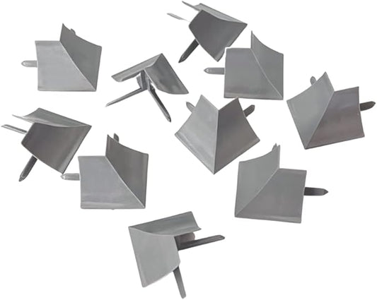 InstaTrim Outside Corners - 10 Gray 3/4" Wide Caulk Strip Outside Corner Pieces - Trim for Outside Corners - Paintable