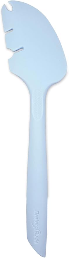 Silicone Spatula ONE Mixer Beater Scraper and Spatula, Glacier Blue