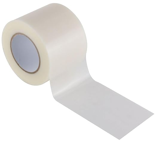 GTSE Wide Duct Tape, Clear, 4 Inches x 55 Yards (164 ft), Heavy Duty, Waterproof Repair Tape for Indoor or Outdoor Use, 48 Rolls