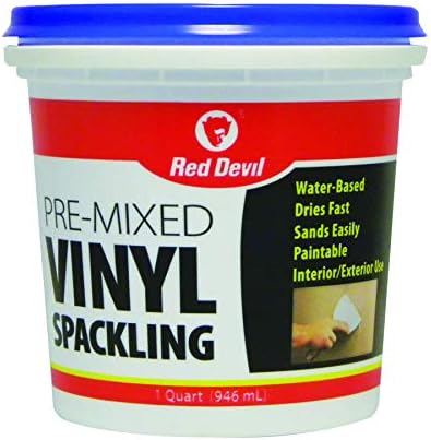 Red Devil 0534 Pre-Mixed Vinyl Spackling, 1 Quart