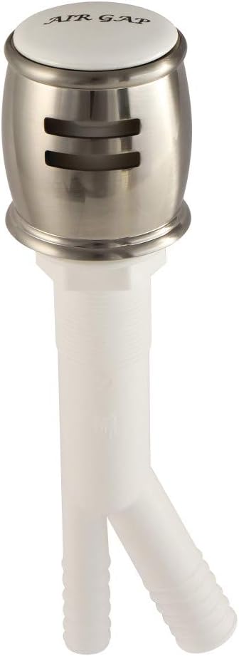 Kingston Brass K511SN Heritage Dishwasher Air Gap, Brushed Nickel