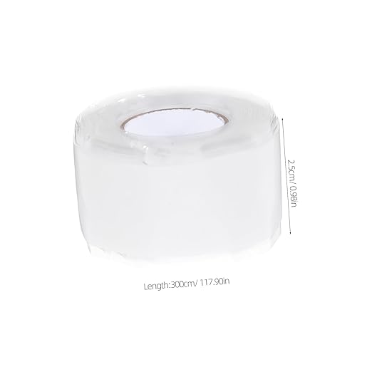 VOSAREA 1roll Hose Repair Tape Wide Sealant for Quick Leak Fixing Strong Adhesive for Plumbing and Home Maintenance