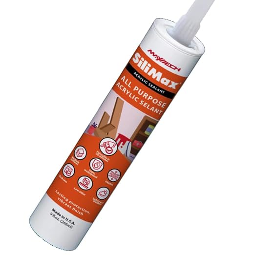 Painters Caulk for Home Improvement – Painters Acrylic Caulking White – Latex Paintable Caulk – 9.5 fl oz Cartridge (1-Pack, 1, Count)