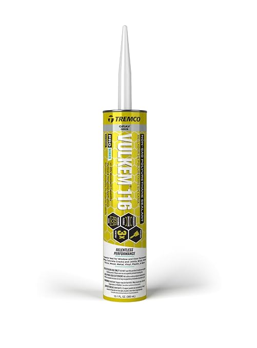 Tremco Vulkem 116 Polyurethane Sealant 10.1 oz. (1, Gray, Single)
