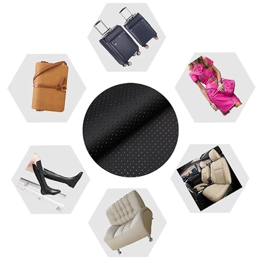 Leather Repair Patch 17.7x78.7 Breathable Perforated Adhesive Self-Adhesive Repair Patch, Furniture Couch Car Seats Office Chairs Sofa Refurbished Patch