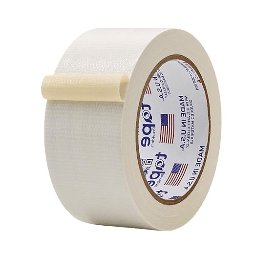 MAT Duct Tape White Industrial Grade, 2 inch x 60 ft. Waterproof, UV Resistant for Crafts, Home Improvement, Repairs, & Projects