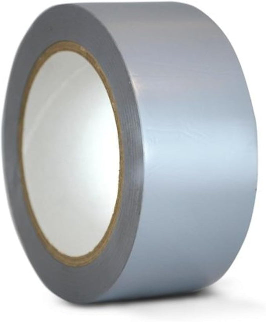 GGR Supplies T.R.U. CVT-536 Gray Vinyl Pinstriping Dance Floor Tape: 4 in. Wide x 36 yds. Several Colors