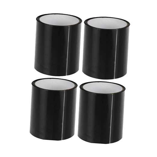 2Pcs Sealed Repair Tape for Pipe and Leak Fixing Black Mending Tape for Kitchen and Bathroom Emergency Repairs Oil Material Easy Application