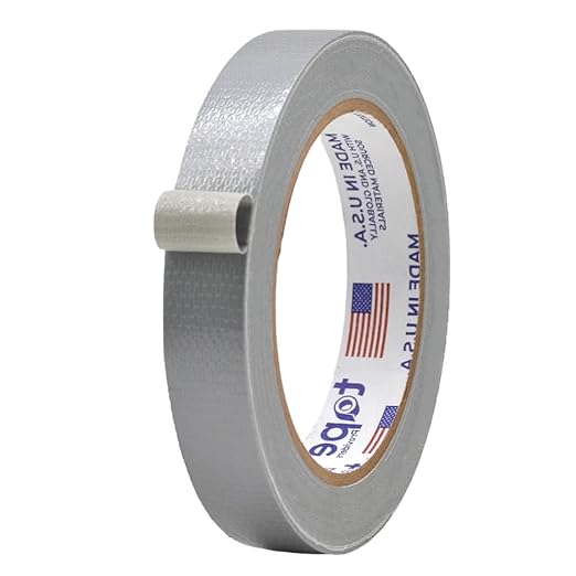 MAT Duct Tape Silver (Gray) Industrial Grade, 3/4 inch x 60 ft. Waterproof, UV Resistant for Crafts, Home Improvement, Repairs, & Projects