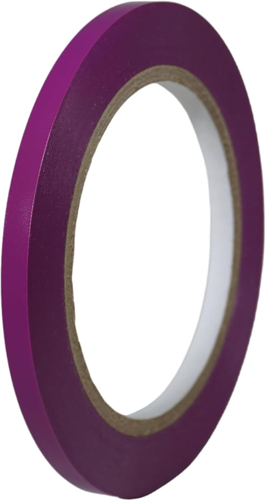 GGR SUPPLIES T.R.U. CVT-536 Purple Vinyl Pinstriping Dance Floor Tape: 1/4 in. Wide x 36 yds. Several Colors