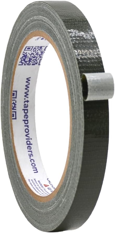 WOD DTC10 Advanced Strength Industrial Grade Olive Drab Duct Tape, 1/2 inch x 60 ft. Waterproof, UV Resistant For Crafts & Home Improvement
