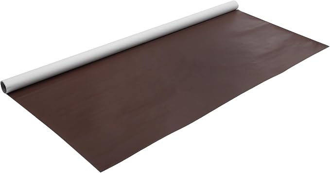 Self Adhesive Leather Repair Patch Strong Stickiness 39"x53.9" Leather Repair Tape PVC Faux Leather Deep Brown 1 Pcs