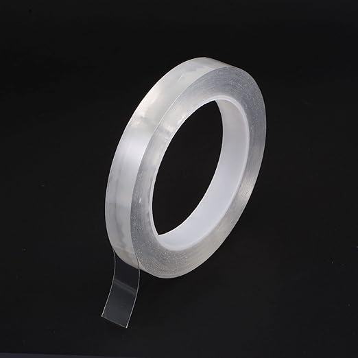 HARFINGTON Caulk Strip Tape Clear 0.6" x33Ft Waterproof Sealing Tape with Sealing Tool for Kitchen Cooktop Sink Bathtub Shower Toilet