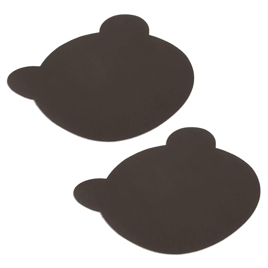 PATIKIL Leather Repair Patch, 2 Pcs 4 x 3.5 Inch Self-Adhesive Vinyl Patch Furniture Tape Repair Kit for Sofas Couches Stools Chairs Cabinets Bags, Coffee