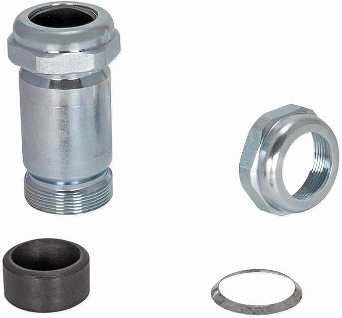 Eastman 4-3/8 Inch Long Pattern Compression Coupling, 1 Inch IPS, Galvanized Steel, 20566 (Pack of 2)
