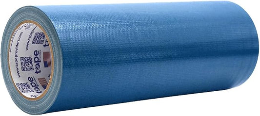 WOD DTC10 Advanced Strength Industrial Grade Dark Blue Duct Tape, 12 inch x 60 ft. Waterproof, UV Resistant For Crafts & Home Improvement