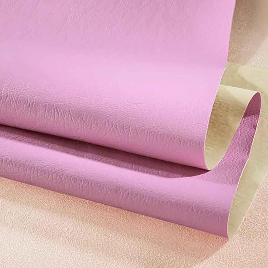 Leather Repair Patch Tape Kit, Self Adhesive Leather Repair for Furniture, Couch, Sofa, Car Seats,Office Chair,Vinyl Repair Kit (Pink,19x19 inches)