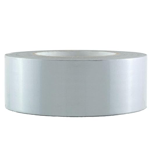 GTSE Silver Duct Tape, 2 Inches x 55 Yards (164 ft), Heavy Duty, Waterproof Repair Tape for Indoor or Outdoor Use, 24 Rolls