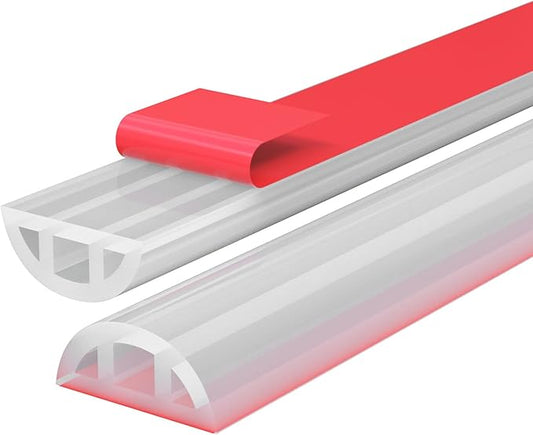 98" Shower Threshold Water Dam, Self-Adhesive Shower Barrier and Kitchen Water Stopper sealing Retention System Rubber Shower Guard Dam for Dry And Wet Separation Caulk Seal Strip Edge Trim