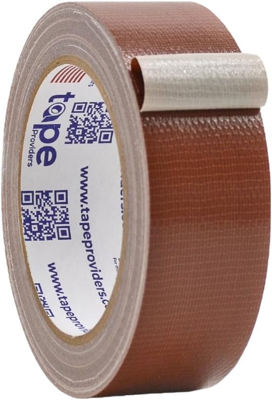 WOD DTC10 Advanced Strength Industrial Grade Brown Duct Tape, 1.5 inch x 60 ft. Waterproof, UV Resistant For Crafts & Home Improvement