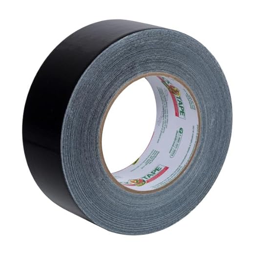 Duck Brand Max Strength Duct Tape, Black, 4 Rolls, 1.88 Inch x 35 Yards Each, 240867