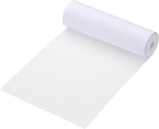 PATIKIL 70x6.2 Inch Linen Repair Tape, Repair Fabric Patch Self Adhesive Couch Patch Line Repair Patch for Furniture Sofa Car Seats Office Chairs, White
