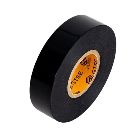 GTSE Black Electrical Tape, 120 Rolls Bulk Box – Waterproof, Industrial Grade Vinyl, 3/4 in x 66ft– Strong Self-Adhesive PVC Electric Tape for Wire Insulation, 7 Mil, 600V – UL/CSA Listed