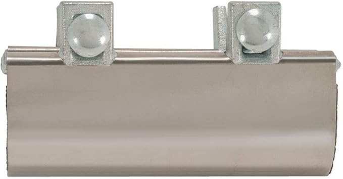 Eastman 1-1/2 Inch IPS Pipe Repair Clamp, 6 Inch Length, Stainless Steel, 45197 Grey (Pack of 2)