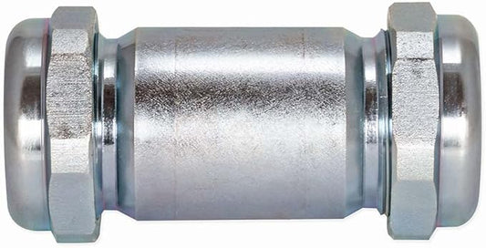 Eastman 4-3/8 Inch Long Pattern Compression Coupling, 1 Inch IPS, Galvanized Steel, 20566 (Pack of 2)