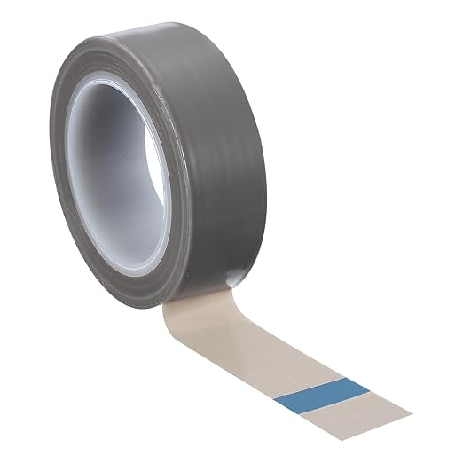 PATIKIL 3/4" x 33ft Heat Resistant Tape, High Temperature Tape PTFE Adhesive High Heat Tape Waterproof Smooth Surface for Vacuum Sealer Machine Insulation Protection, 0.1mm Thick, 1PCS
