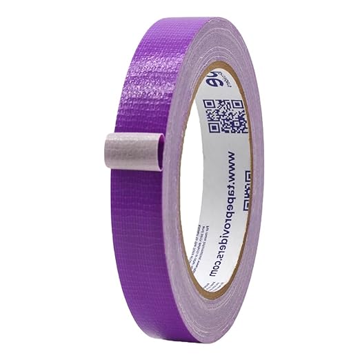 MAT Duct Tape Purple Industrial Grade, 3/4 inch x 60 ft. Waterproof, UV Resistant for Crafts, Home Improvement, Repairs, & Projects