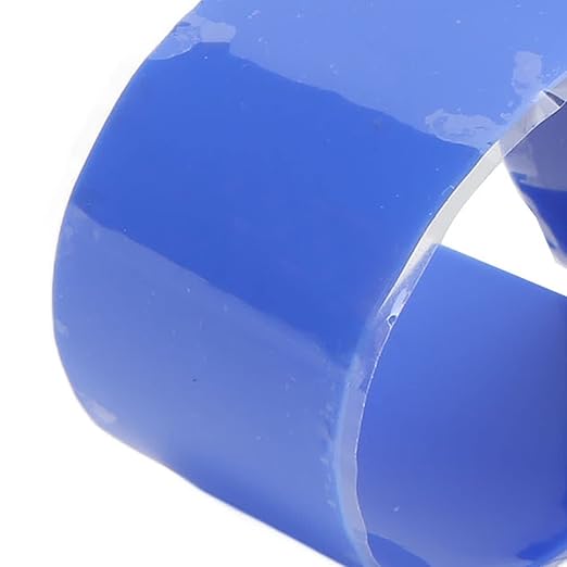Self Fusing Silicone Tape, Waterproof Insulation Adhesive Tape, 2 Rolls 1.5m x 2.5cm - Heat, Easy Tear, Durable Pipe and Hose Repair Solution (Blue)