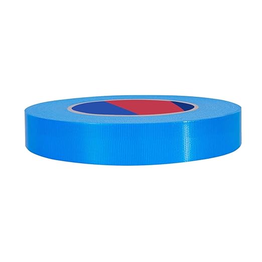 Blue Heavy Duty Duct Tape, 1 Inch x 55 Yards, Industrial Grade Waterproof & UV Resistant, Strong Adhesive for Indoor Outdoor Repairs, Crafts, Home Improvement, Moving Packing and DIY Projects