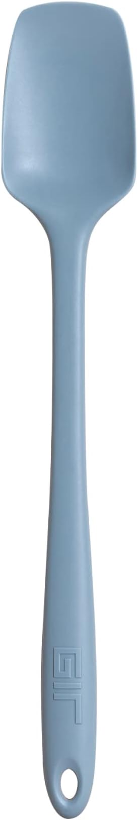 GIR: Get It Right Silicone Spatula Spoonula, Non-toxic Cooking Utensils for Nonstick Cookware, Cooking and Baking - Skinny- 11IN - Slate