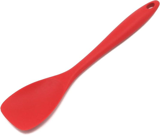 Chef Craft Premium Silicone Spoon Spatula, 11.5 inch, Red
