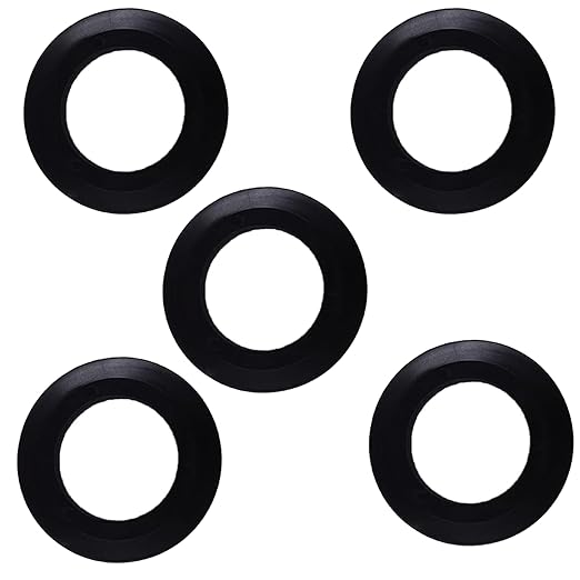 5 Pack Sink Drain Bracket Seal Ring, Kitchen Sink Drainer Rubber Washe Replacement Kit for Bathroom Sink Bathtub Drain Plug