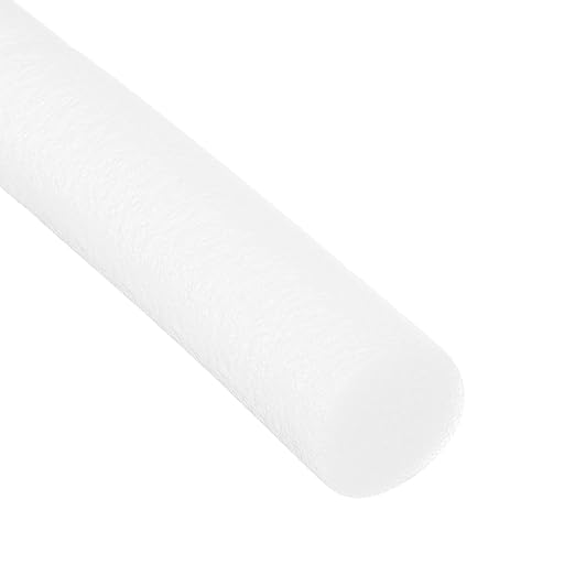 PATIKIL 2-3/8 Inch x 3.3 Feet Backer Rod for Gaps and Joints, 3pcs Foam Rope Caulk Crack Joint Filler Roll Seal Weather Strip for Home Construction Car, White