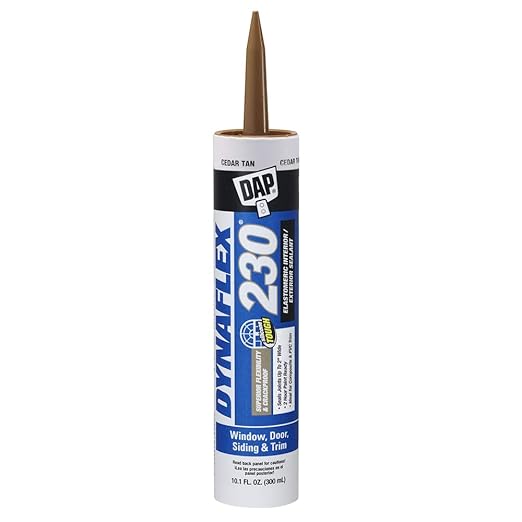 DAP Dynaflex 230 Premium Elastomeric Sealant, Cedar Tan, 10.1 Oz (7079818412)