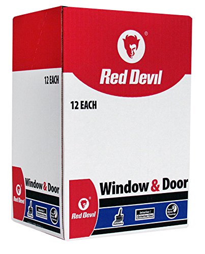 Red Devil 084640 Window & Door Siliconized Acrylic Caulk (Brown), 10.1 oz.