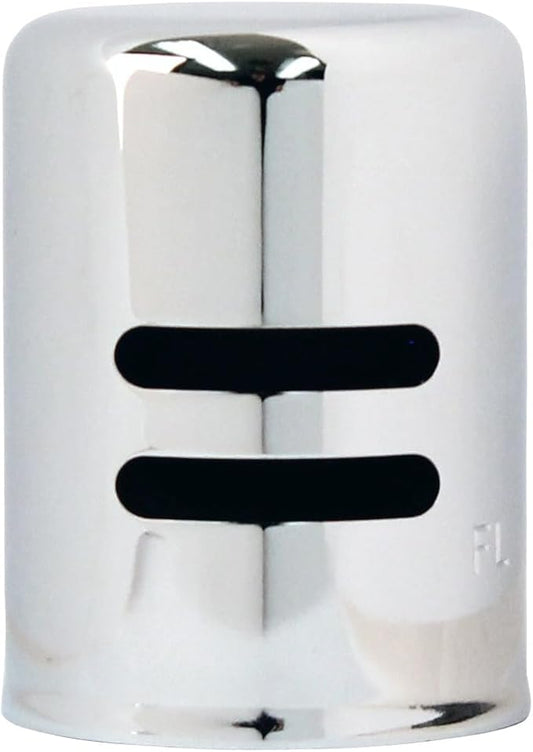 Westbrass D201-26 1-5/8" x 2-1/4" Solid Brass Air Gap Cap Only, Non-Skirted, Polished Chrome