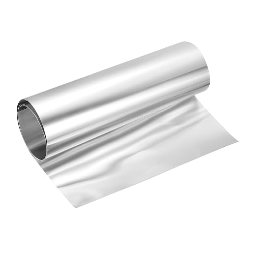 uxcell Aluminum Flashing Roll, 12in x 3.3ft Metal Roof Panels 0.3mm Waterproof Aluminum Sheet Roll for House Repair, Roof Flashing, Sealing Windows Doors, DIY Projects